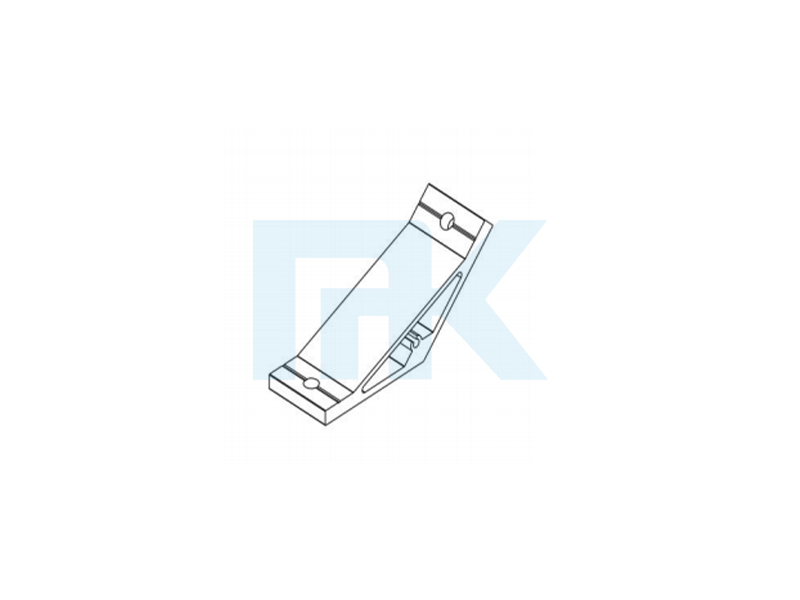 135 ° aluminiumsekstruderingsbeslag